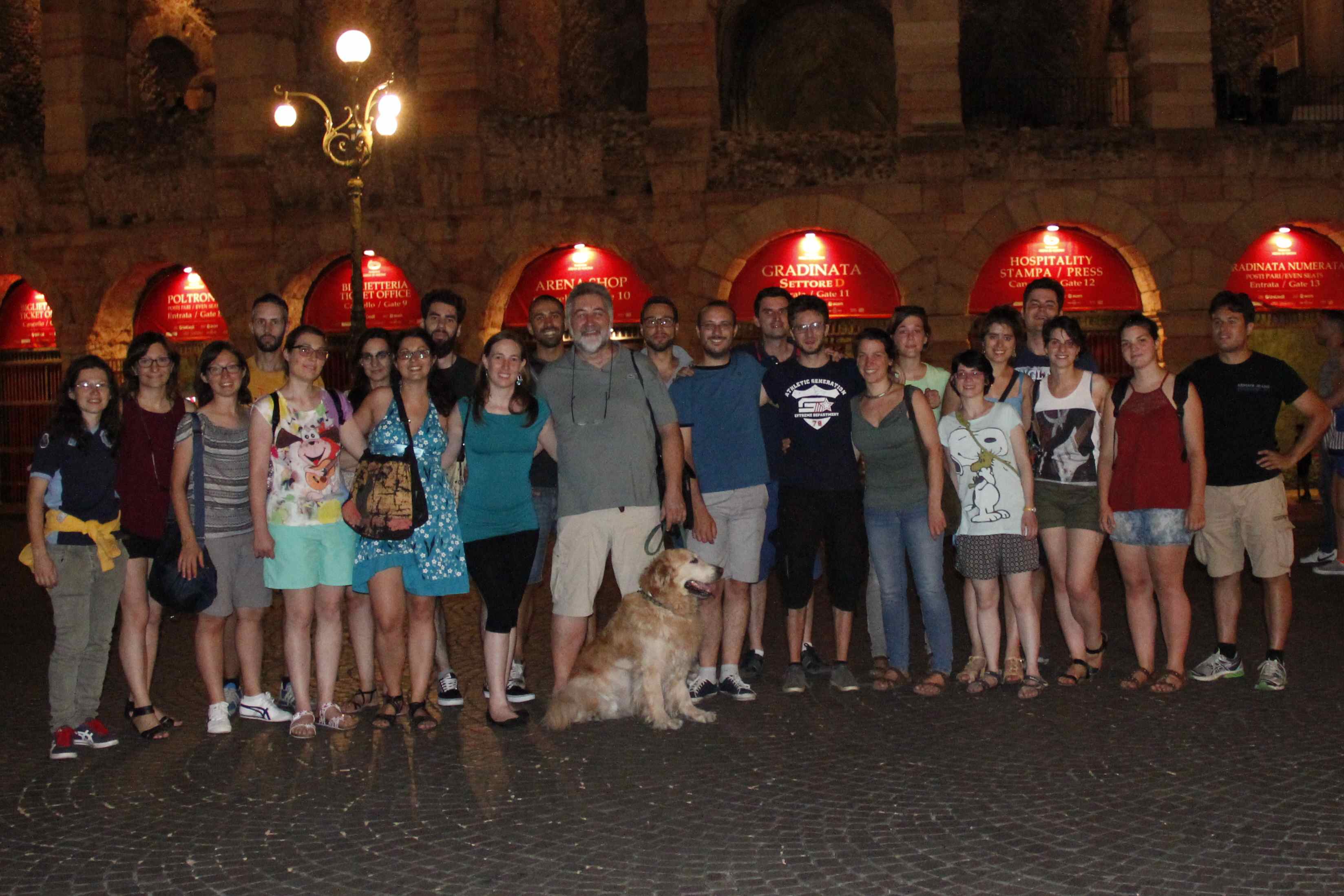 La Coròrchestra durante la tournée a Verona